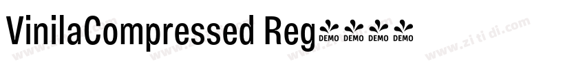 VinilaCompressed Reg字体转换